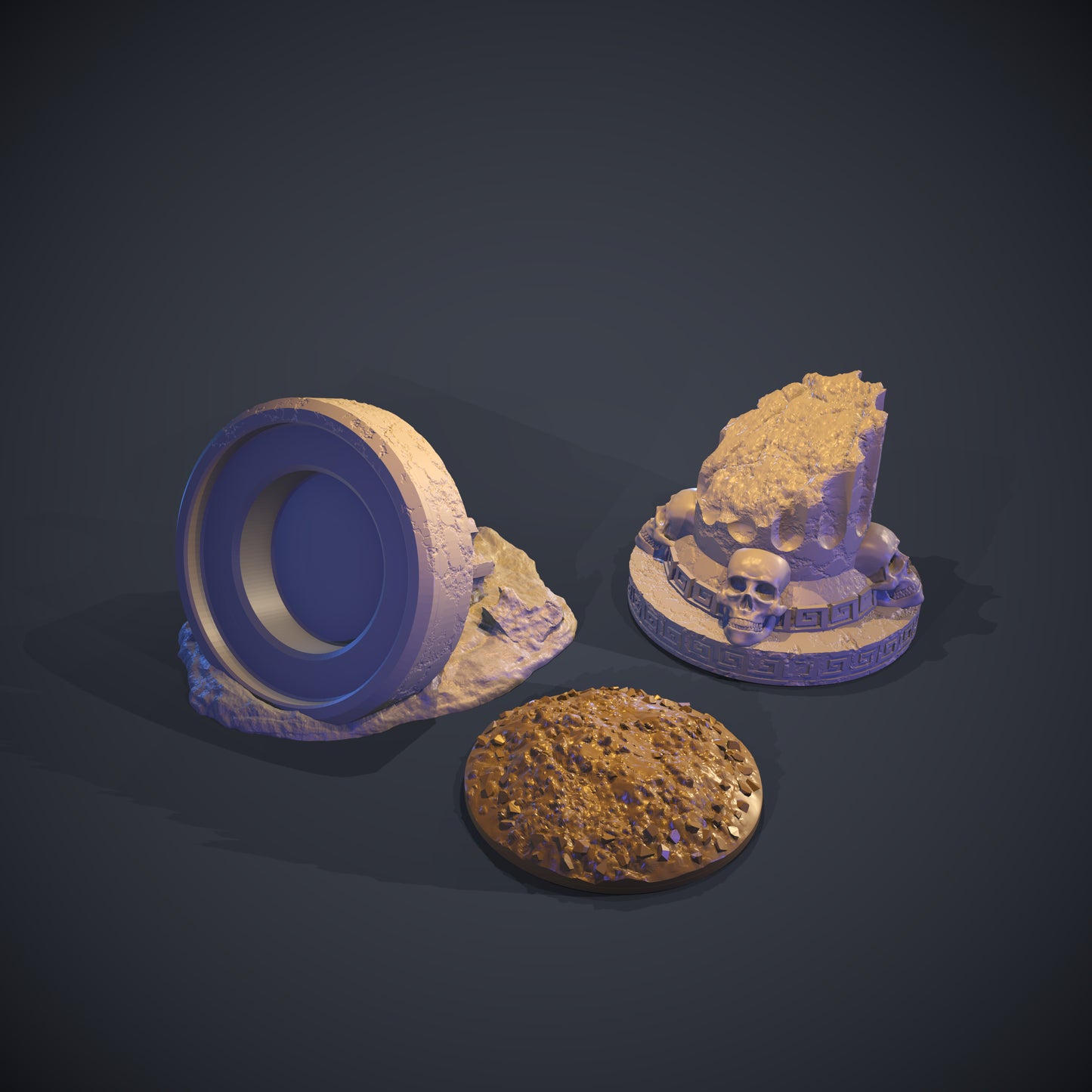 Temple Brazier 3D Printable Terrain Digital STL