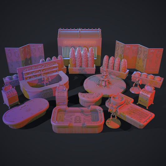 The Dark Casino 3D Printable Terrain Digital STL