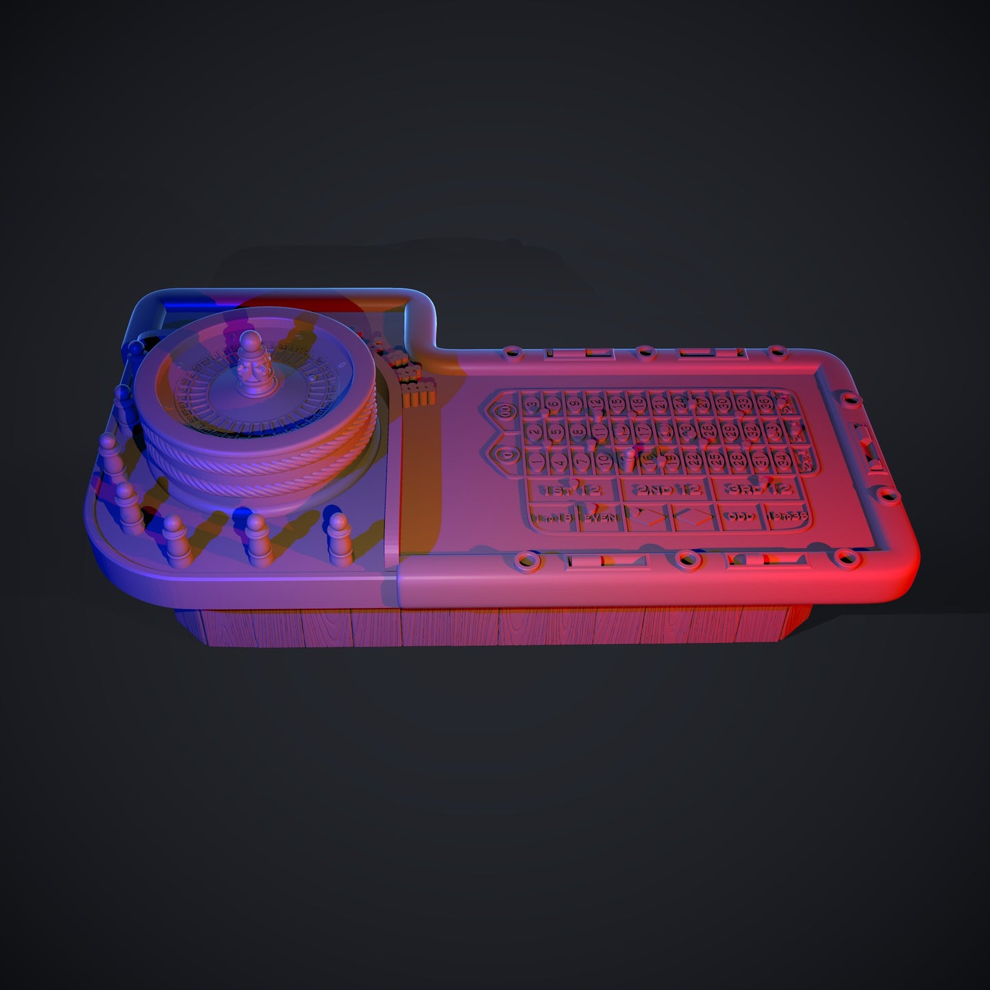 The Dark Casino 3D Printable Terrain Digital STL