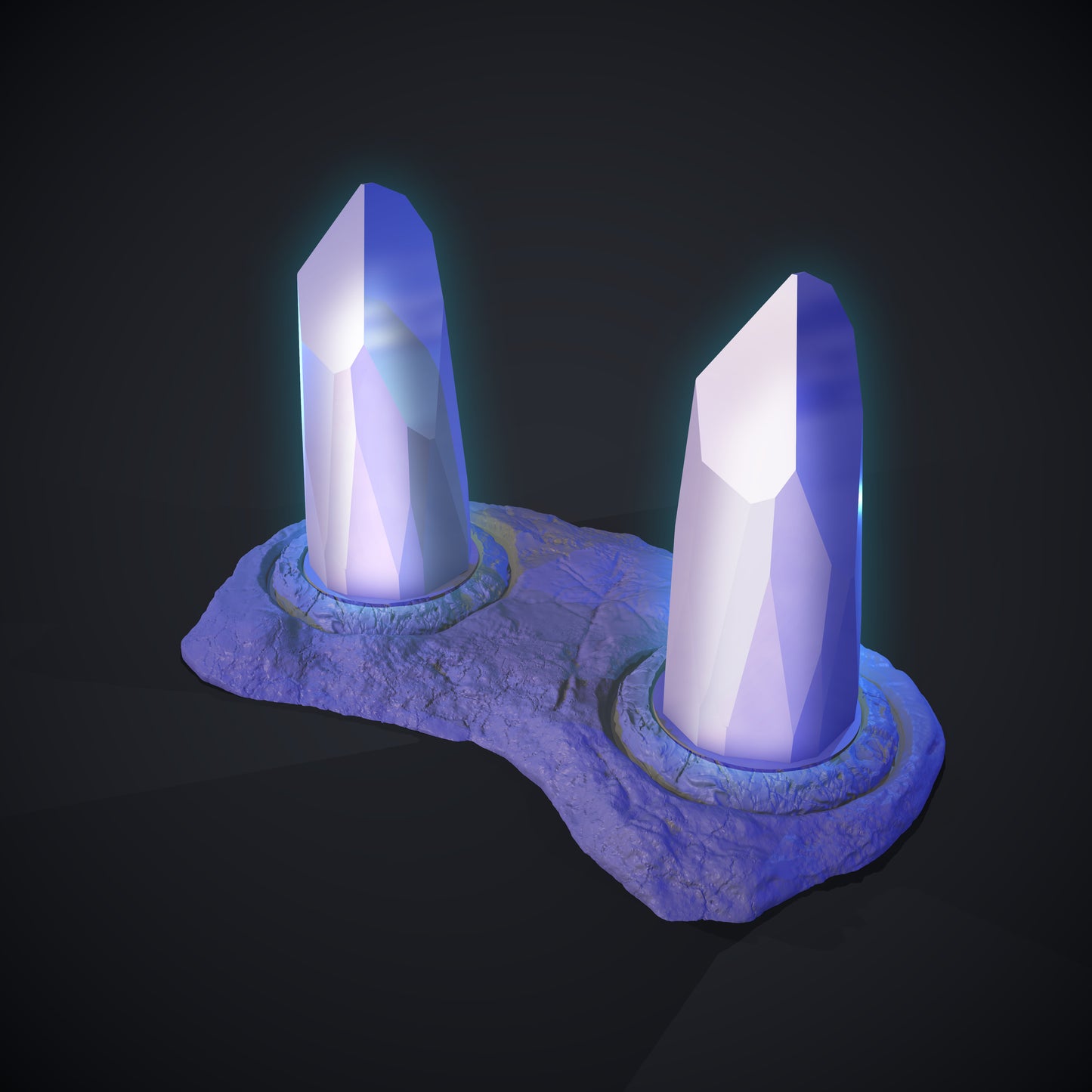 The Crystal Realm 3D Printable Terrain Digital STL