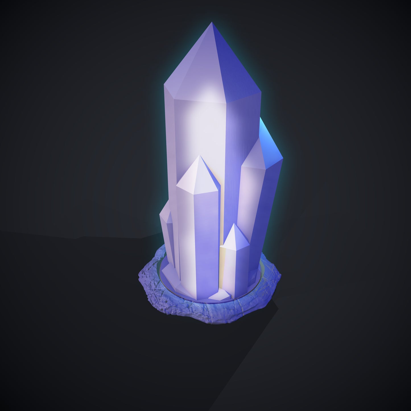 The Crystal Realm 3D Printable Terrain Digital STL