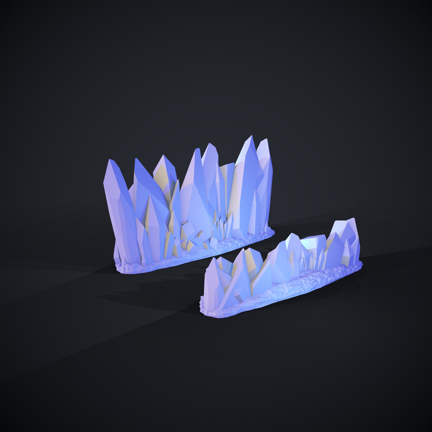 The Crystal Realm 3D Printable Terrain Digital STL