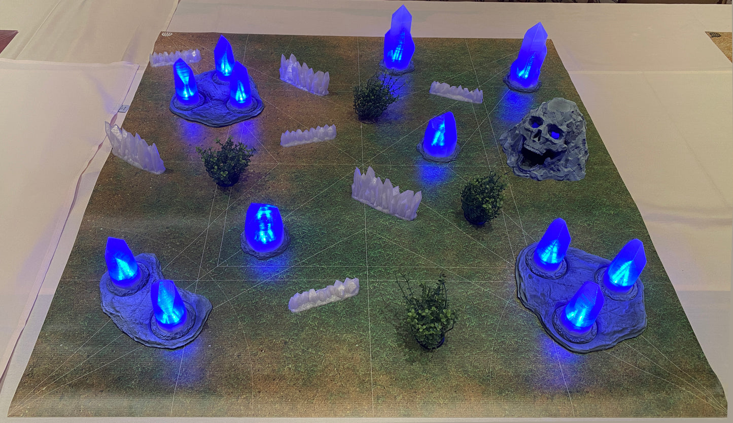 The Crystal Realm 3D Printable Terrain Digital STL
