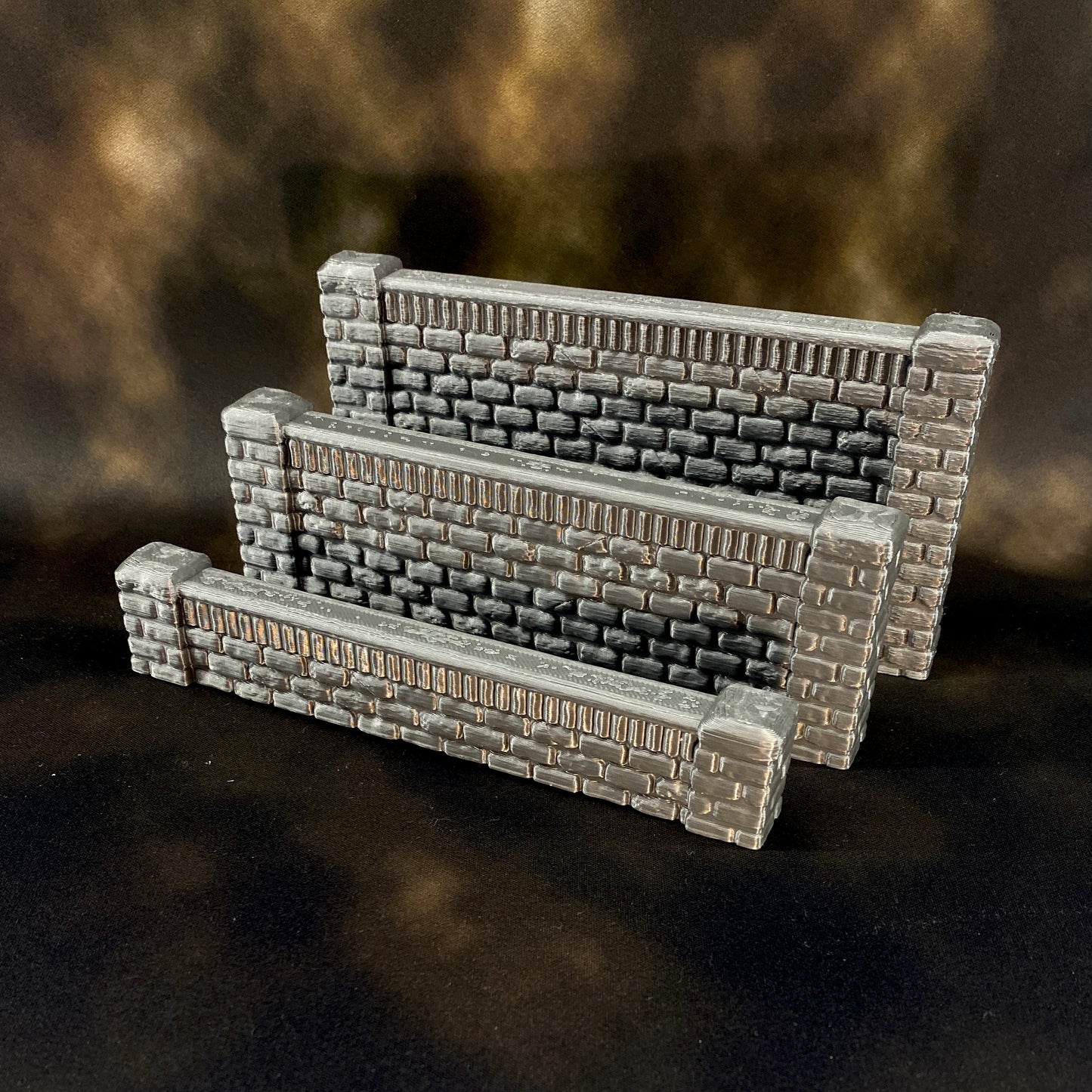 Brick Wall Collection 3D Printable Terrain Digital STL