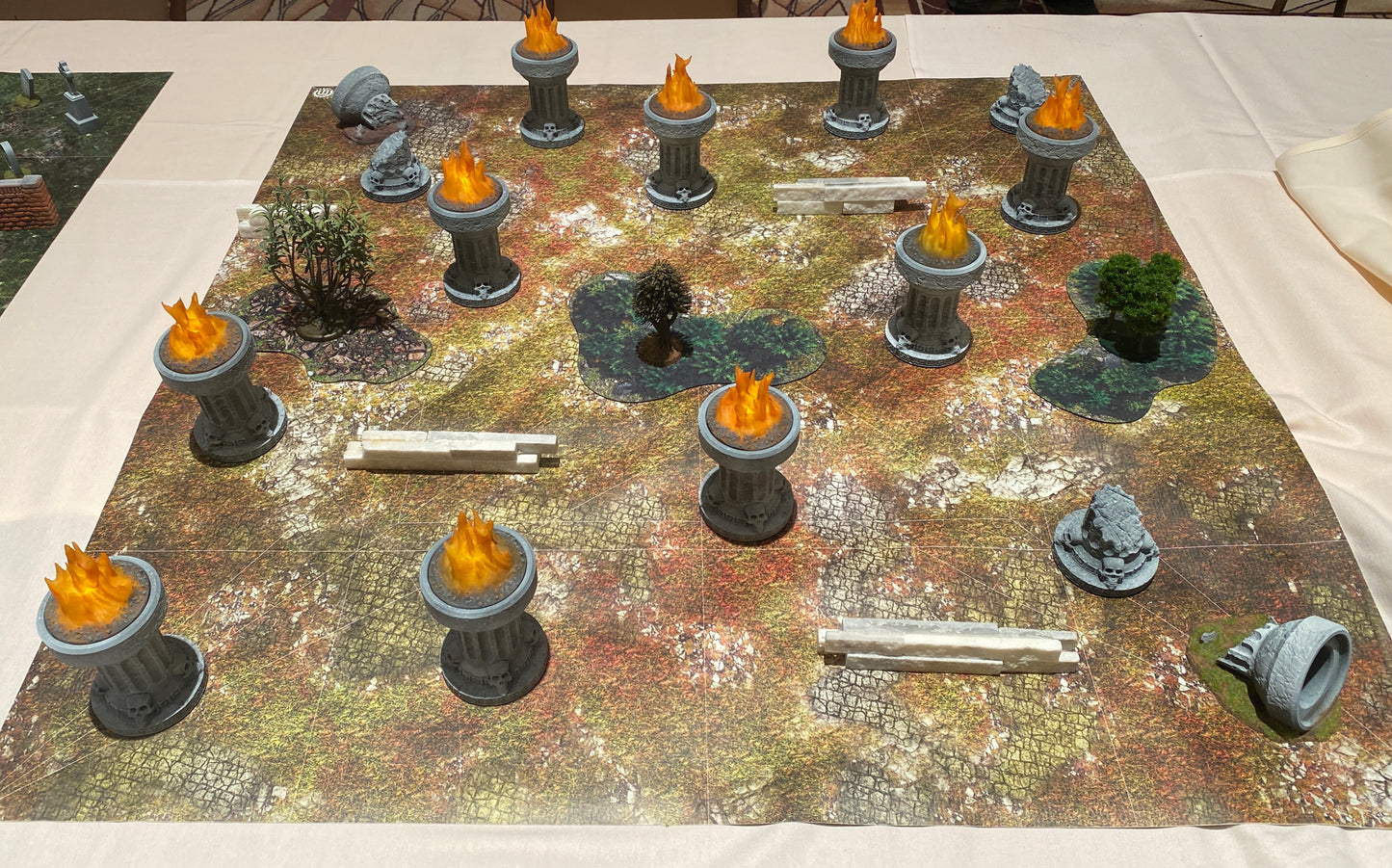 Temple Brazier 3D Printable Terrain Digital STL