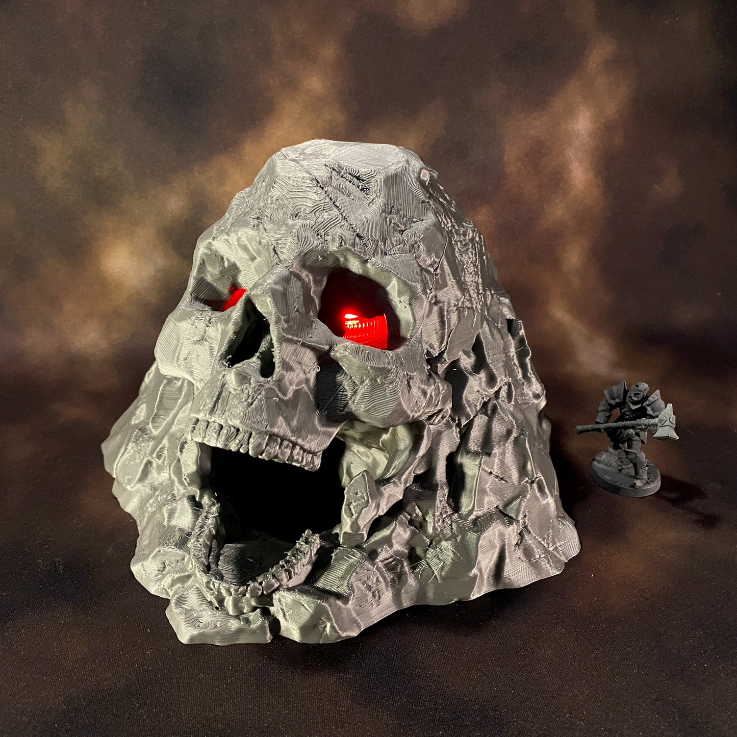 Skull Cave 3D Printable Terrain Digital STL