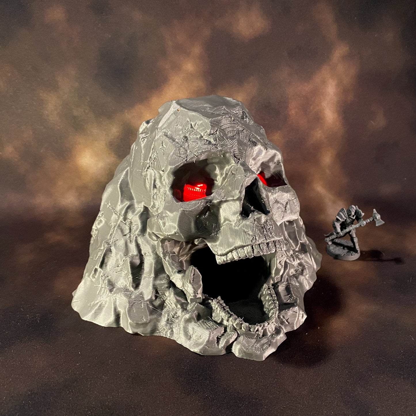 Skull Cave 3D Printable Terrain Digital STL