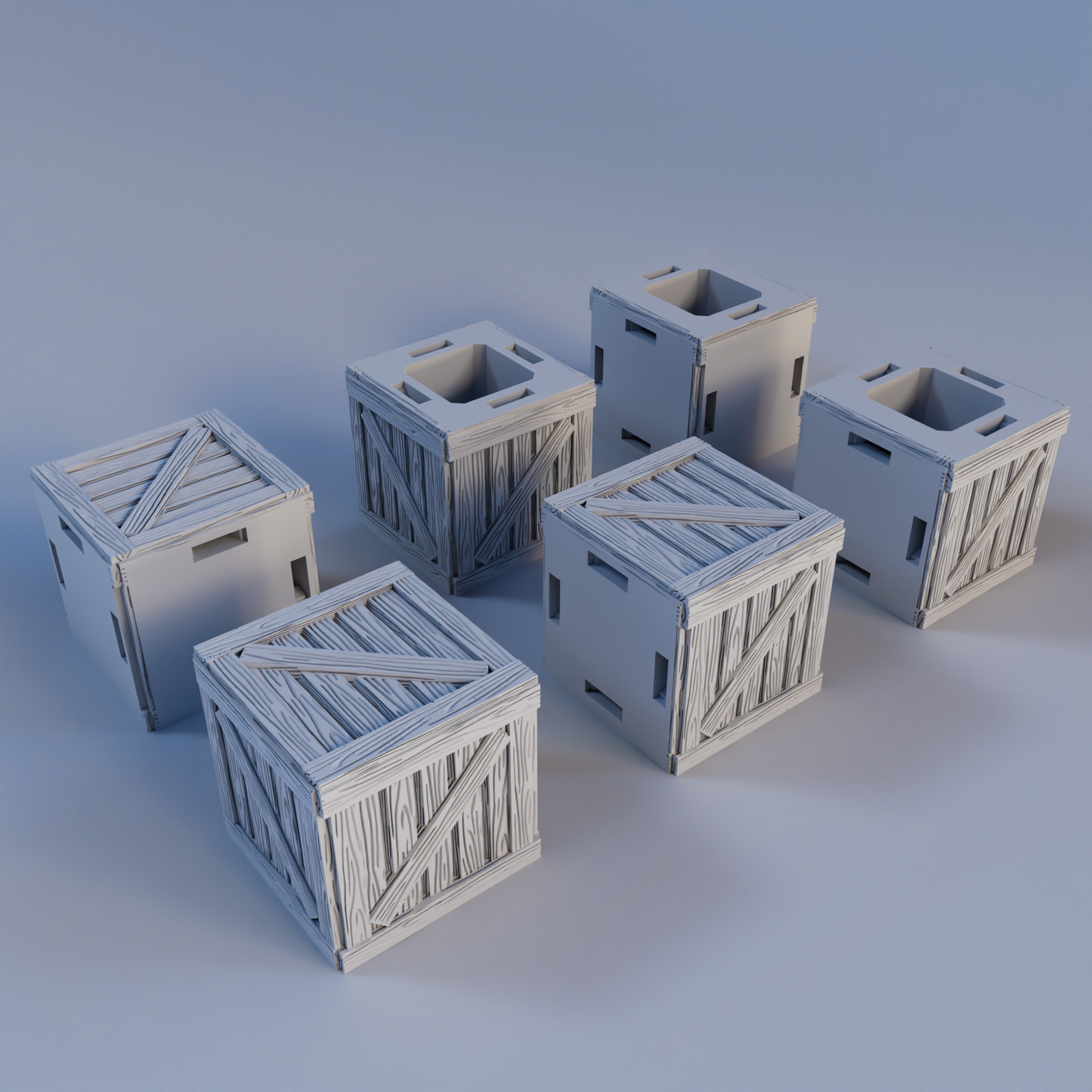Warehouse 42 Modular 3D Printable Terrain Digital STL