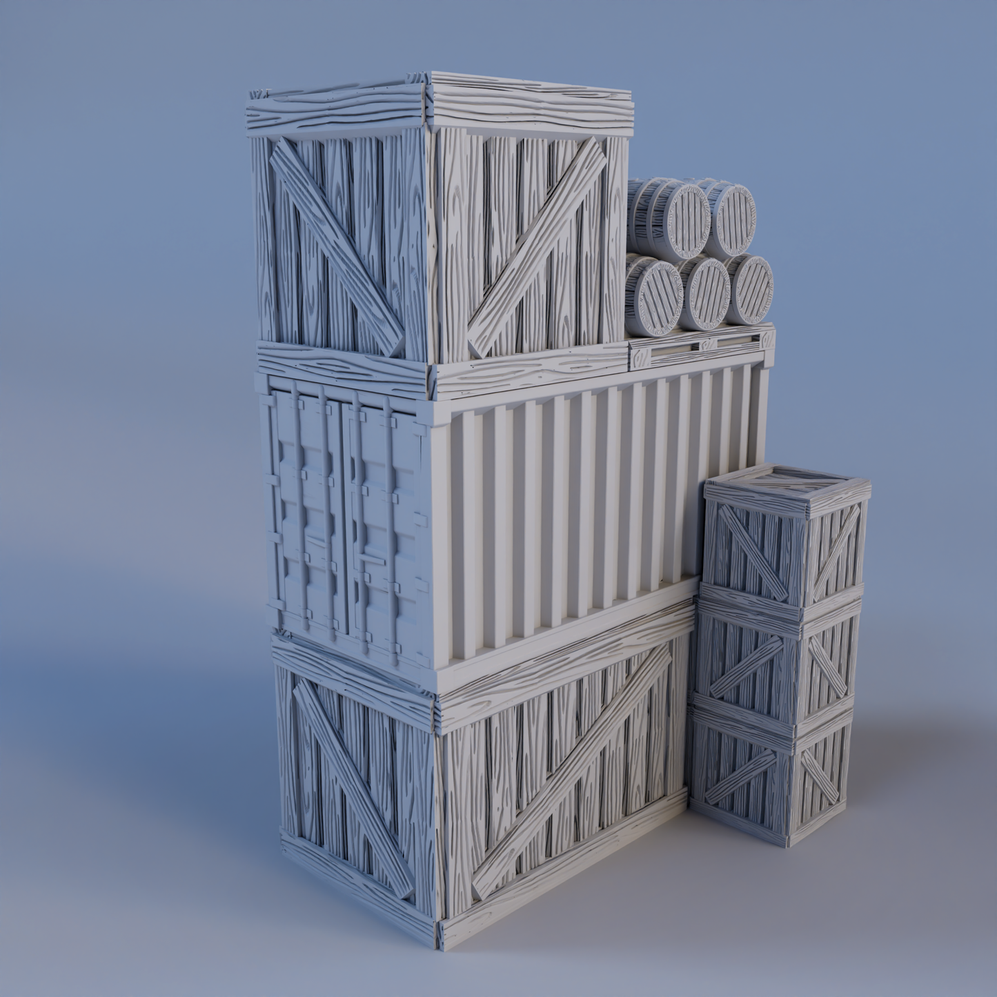 Warehouse 42 Modular 3D Printable Terrain Digital STL