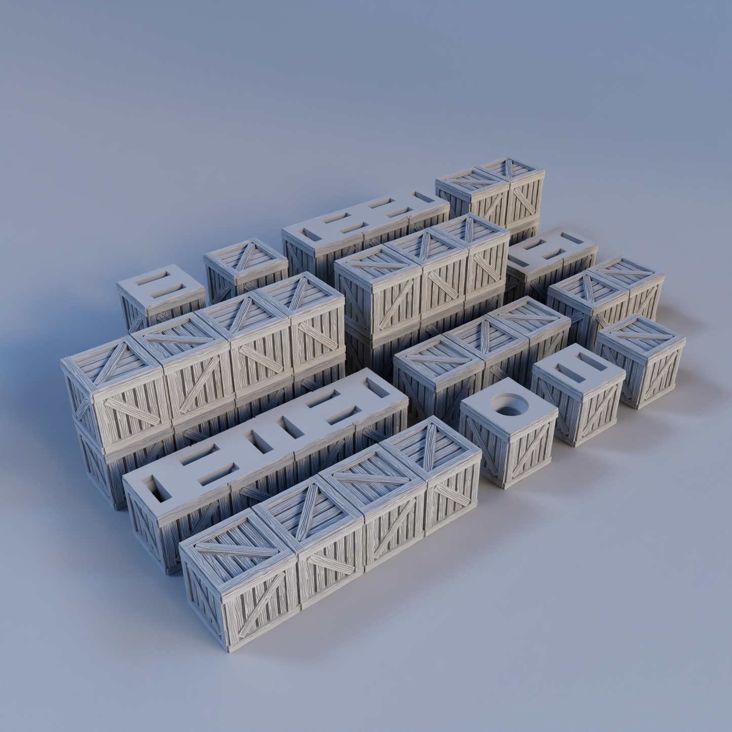 Warehouse 42 Modular 3D Printable Terrain Digital STL