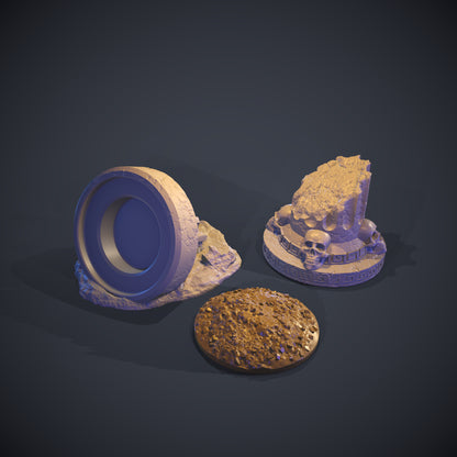 Temple Brazier 3D Printable Terrain Digital STL