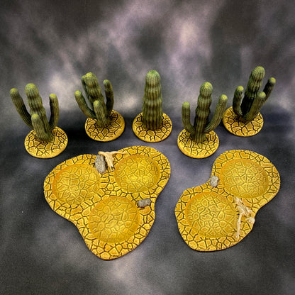 Cactus Forest 3D Printable Terrain Digital STL
