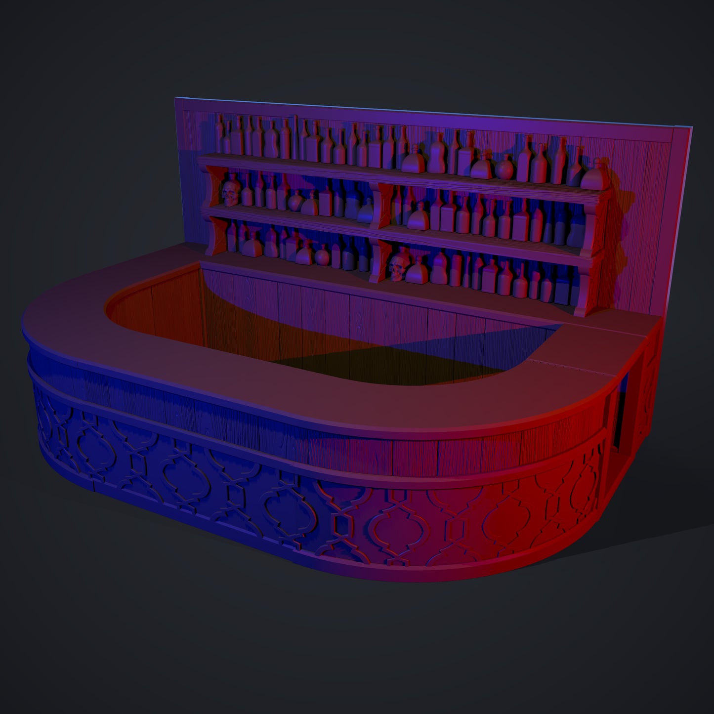 The Dark Casino 3D Printable Terrain Digital STL