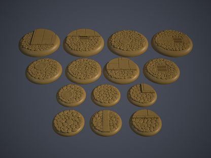 Cobblestone Base Set 3D Printable Digital STL