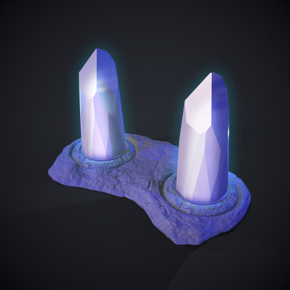 The Crystal Realm 3D Printable Terrain Digital STL