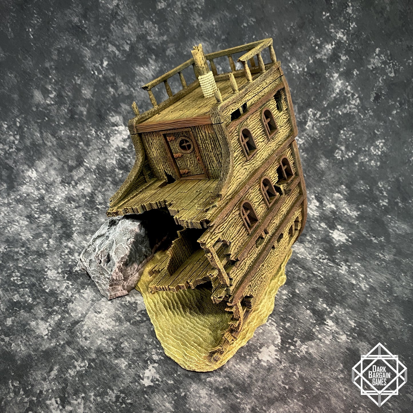 Shipwreck Collection 3D Printable Terrain Digital STL