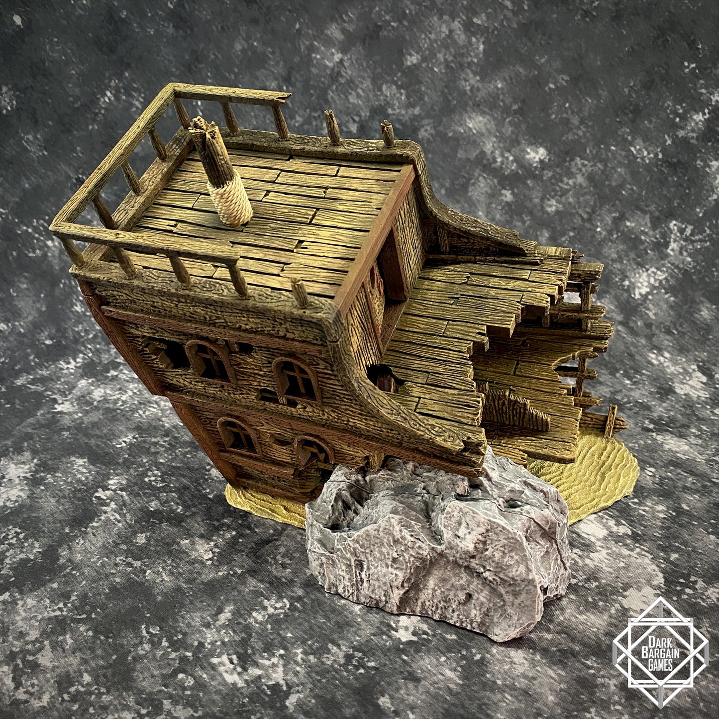 Shipwreck Collection 3D Printable Terrain Digital STL