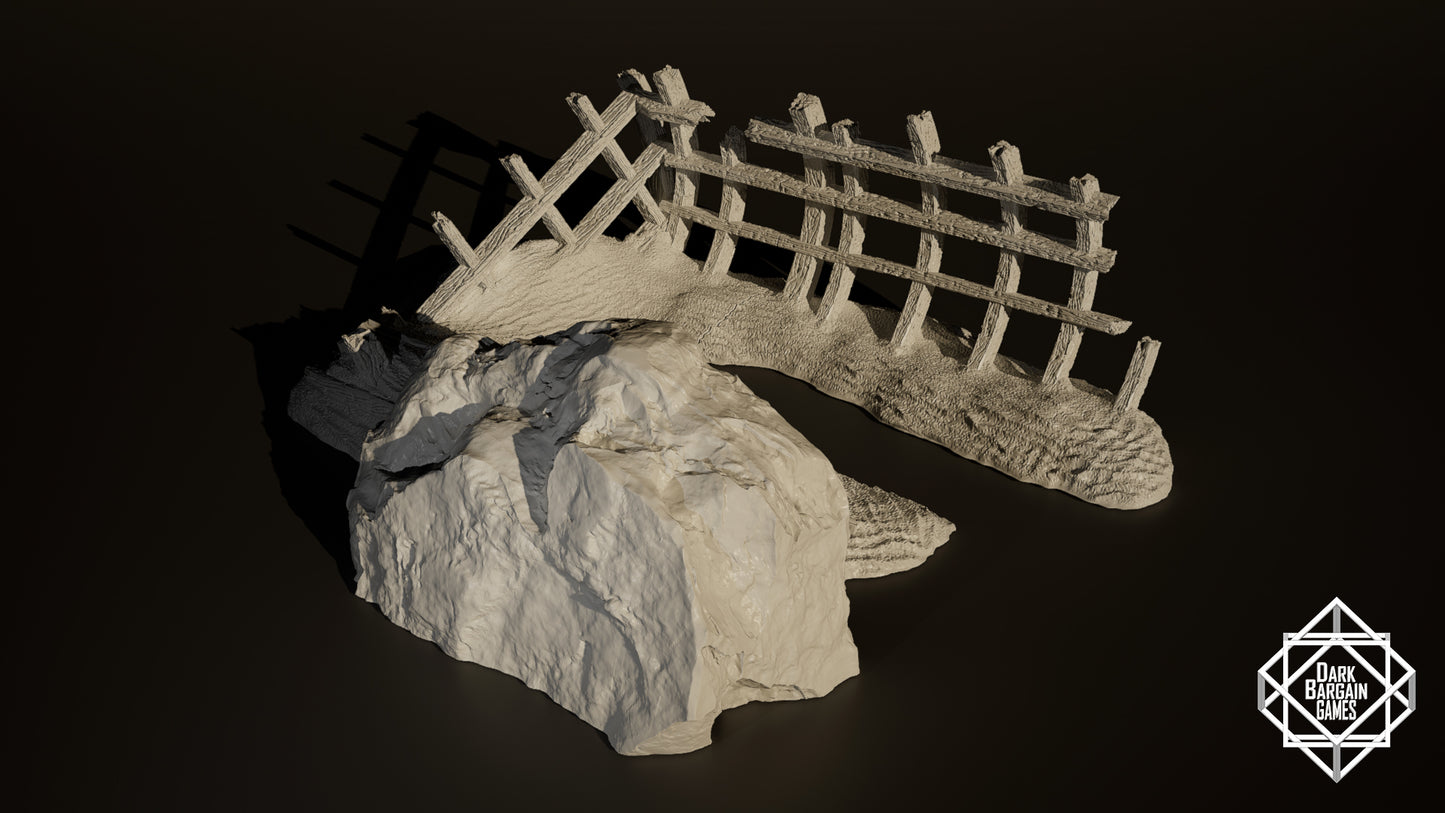 Shipwreck Collection 3D Printable Terrain Digital STL