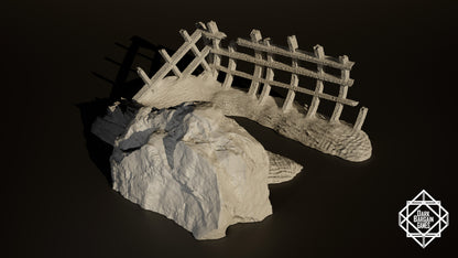Shipwreck Collection 3D Printable Terrain Digital STL