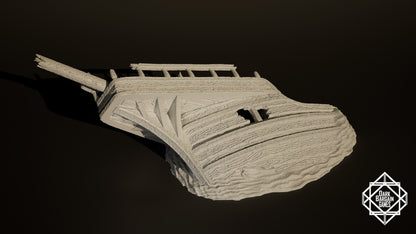Shipwreck Collection 3D Printable Terrain Digital STL