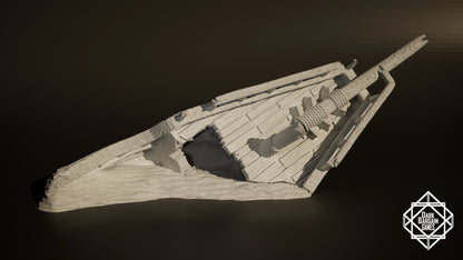 Shipwreck Collection 3D Printable Terrain Digital STL