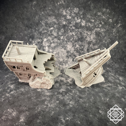 Shipwreck Collection 3D Printable Terrain Digital STL