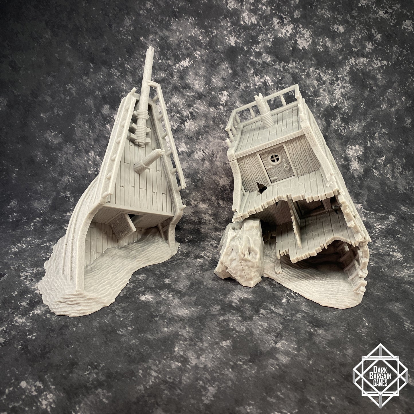 Shipwreck Collection 3D Printable Terrain Digital STL