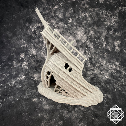 Shipwreck Collection 3D Printable Terrain Digital STL
