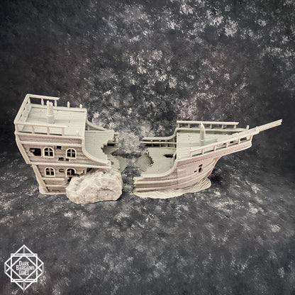 Shipwreck Collection 3D Printable Terrain Digital STL