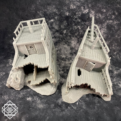 Shipwreck Collection 3D Printable Terrain Digital STL