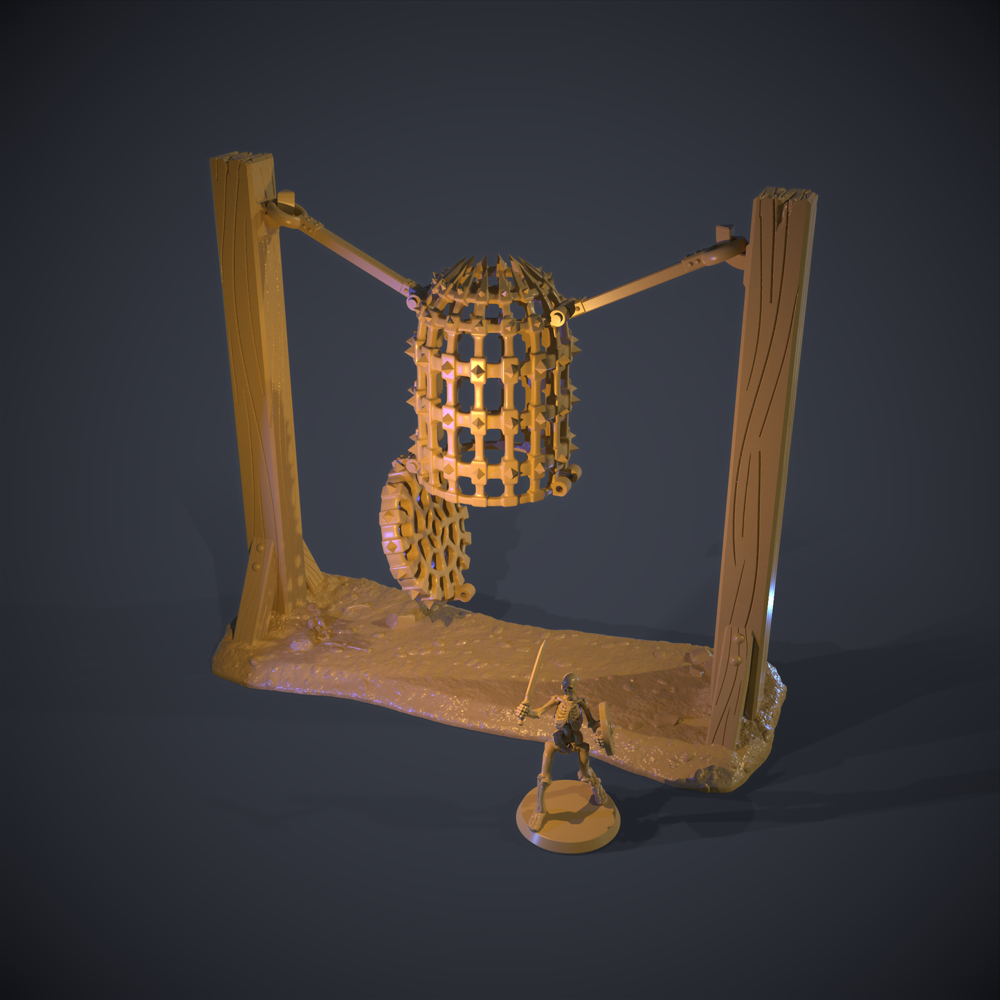 Hanging Gibbet 3D Printable Terrain Digital STL