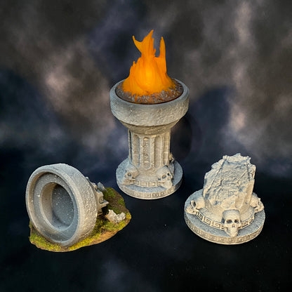 Temple Brazier 3D Printable Terrain Digital STL