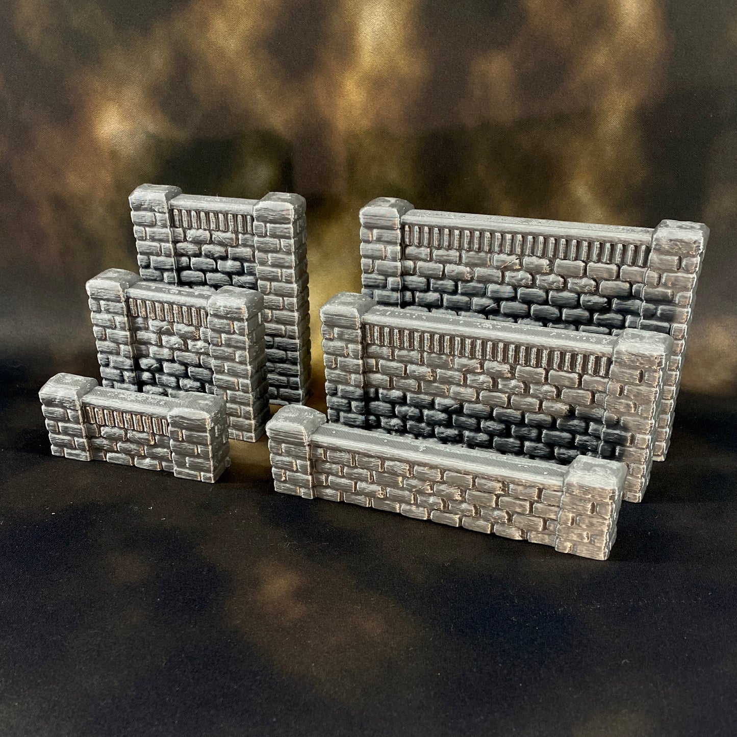 Brick Wall Collection 3D Printable Terrain Digital STL