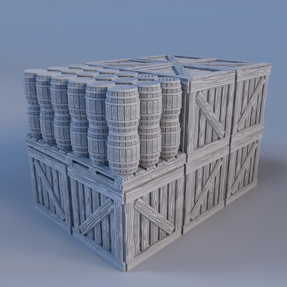 Warehouse 42 Modular 3D Printable Terrain Digital STL