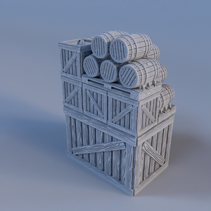 Warehouse 42 Modular 3D Printable Terrain Digital STL