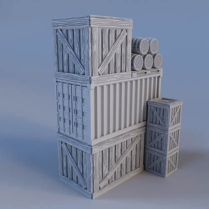 Warehouse 42 Modular 3D Printable Terrain Digital STL