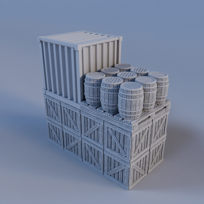 Warehouse 42 Modular 3D Printable Terrain Digital STL