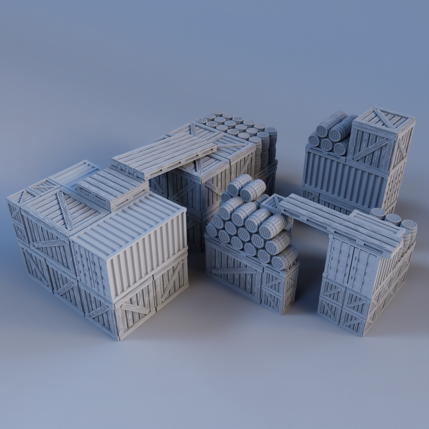 Warehouse 42 Modular 3D Printable Terrain Digital STL